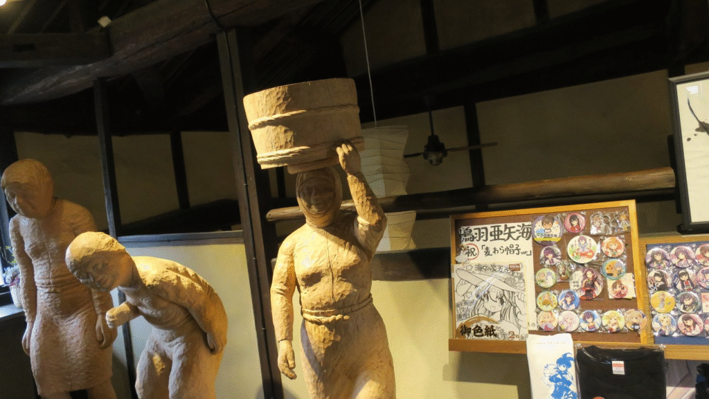 海女の家の展示物