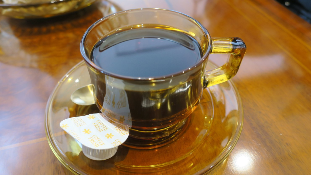 琥珀珈琲抽出処のブレンドコーヒー