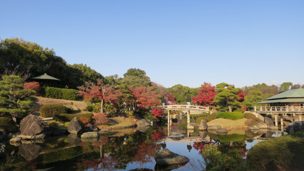 大仙公園の日本庭園