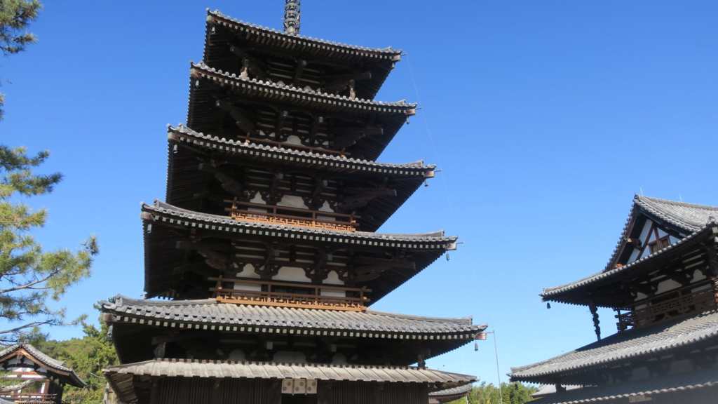 法隆寺の五重塔