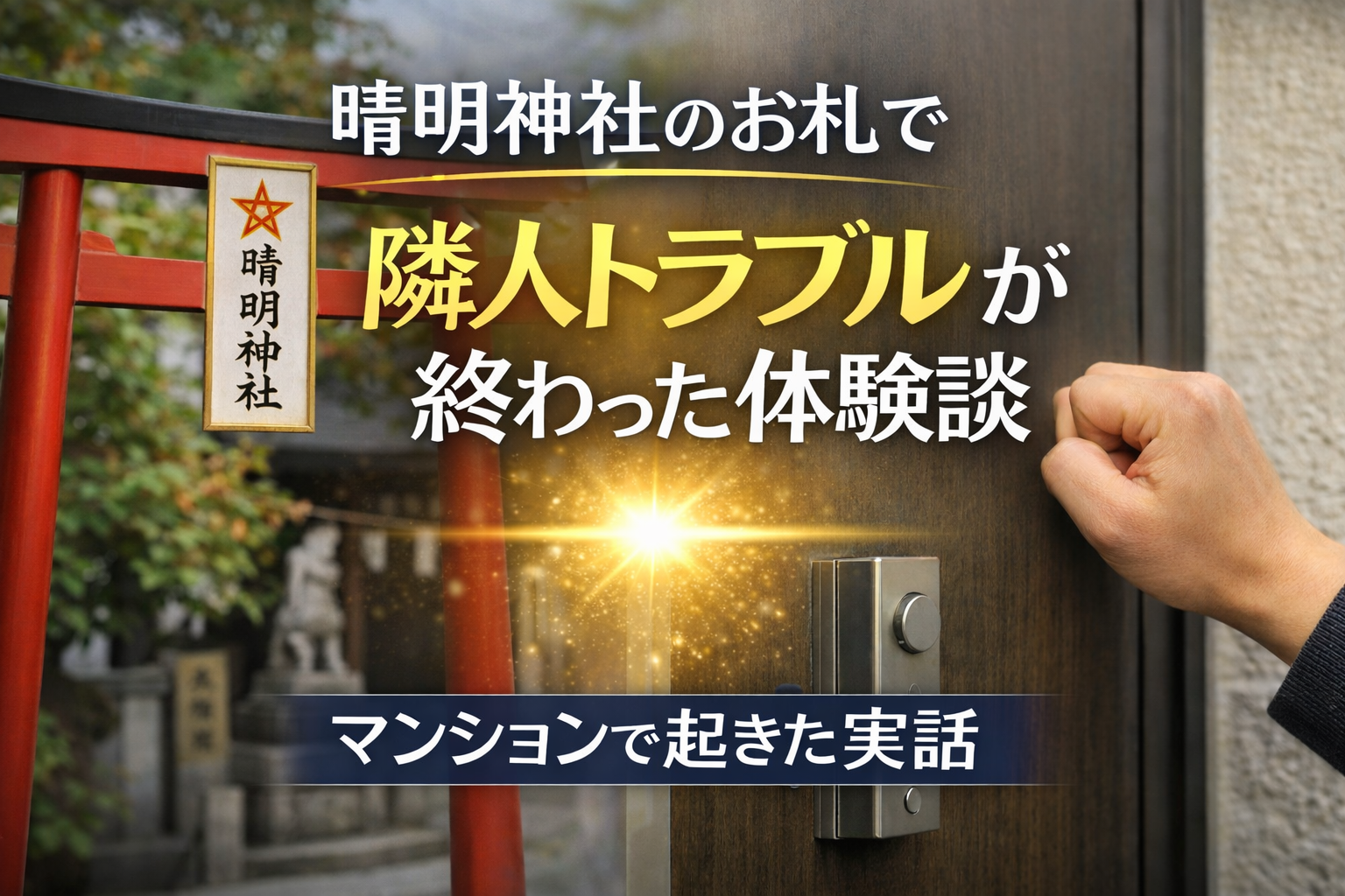 晴明神社のお札で隣人トラブルが終わった話